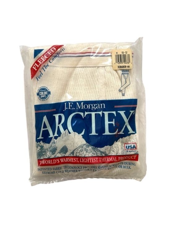 Arctex Other - Arctex Vintage Waffle Knit Base Layer Thermal Long John Pants Ivory Boys Medium